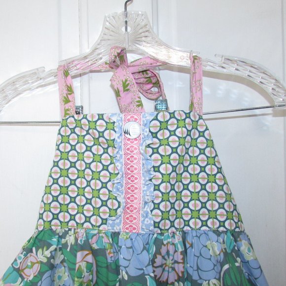 Matilda Jane Sun Dress Ruffle Pants Outfit Set 12 - Picture 3 of 11